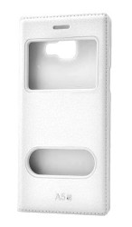 Galaxy A5 2016 Kılıf Zore Dolce Kapaklı Kılıf Beyaz