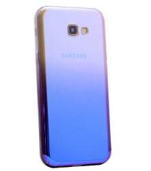 Galaxy A5 2017 Kılıf Zore Renkli Transparan Kapak Mor