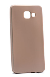 Galaxy A5 2016 Kılıf Zore Premier Silikon Kapak Gold