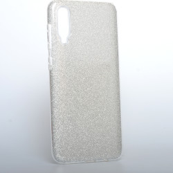 Galaxy A50 Kılıf Zore Shining Silikon Gümüş