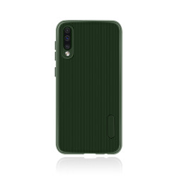 Galaxy A50 Kılıf Zore Tio Silikon Koyu Yeşil