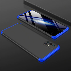 Galaxy A51 Case Zore Ays Cover Black-Blue