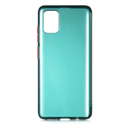 Galaxy A51 Case Zore Bistro Cover Dark Green