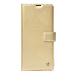 Galaxy A51 Case Zore Kar Deluxe Cover Case Gold