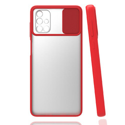 Galaxy A51 Case Zore Lensi Cover Red