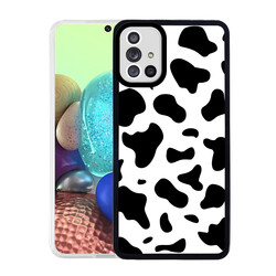 Galaxy A51 Case Zore M-Fit Patterned Cover Cow No1
