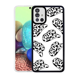 Galaxy A51 Case Zore M-Fit Patterned Cover Hat No5