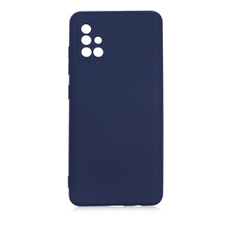 Galaxy A51 Case Zore Mara Lansman Cover Navy blue