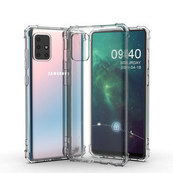 Galaxy A51 Case Zore Nitro Anti Shock Silicon Colorless