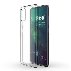 Galaxy A51 Case Zore Süper Silikon Cover Colorless