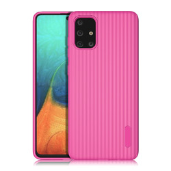 Galaxy A51 Case Zore Tio Silicon Dark Pink