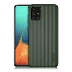 Galaxy A51 Case Zore Tio Silicon Dark Green