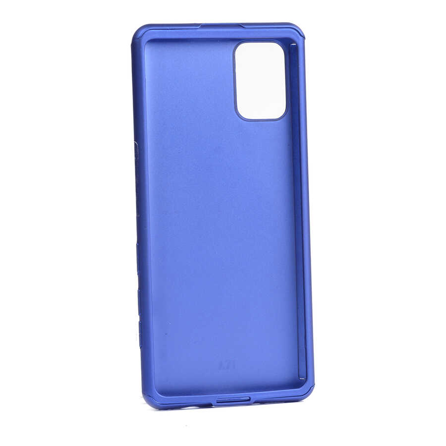 Galaxy A51 Kılıf Zore 360 3 Parçalı Rubber Kapak - 8