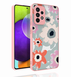 Galaxy A52 Case Patterned Camera Protected Glossy Zore Nora Cover NO5