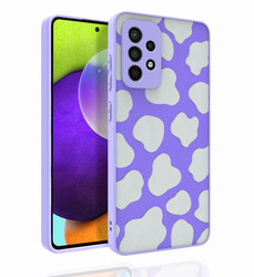 Galaxy A52 Case Patterned Camera Protected Glossy Zore Nora Cover NO6