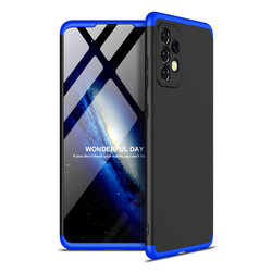 Galaxy A52 Case Zore Ays Cover Black-Blue