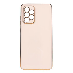 Galaxy A52 Case Zore Bark Cover Rose Gold