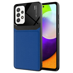Galaxy A52 Case ​Zore Emiks Cover Navy blue