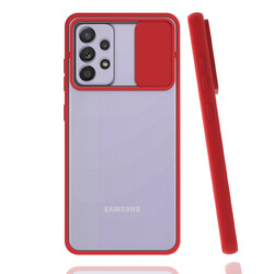 Galaxy A52 Case Zore Lensi Cover Red