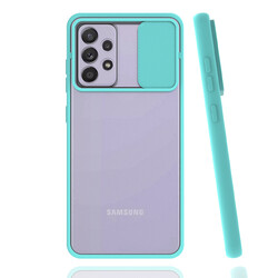 Galaxy A52 Case Zore Lensi Cover Turquoise