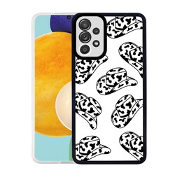 Galaxy A52 Case Zore M-Fit Patterned Cover Hat No5