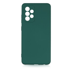 Galaxy A52 Case Zore Mara Lansman Cover Dark Green