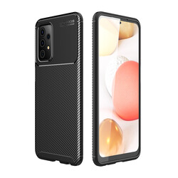 Galaxy A52 Case Zore Negro Silicon Cover Black