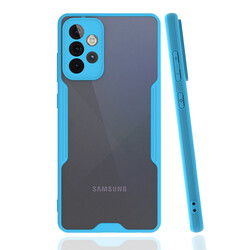 Galaxy A52 Case Zore Parfe Cover Blue