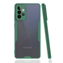 Galaxy A52 Case Zore Parfe Cover Dark Green