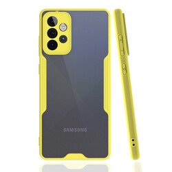 Galaxy A52 Case Zore Parfe Cover Yellow