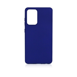 Galaxy A52 Case Zore Premier Silicon Cover Navy blue