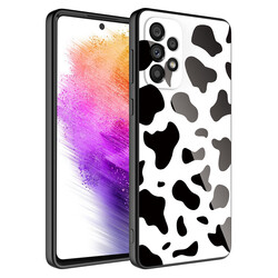 Galaxy A53 5G Case Camera Protected Patterned Hard Silicone Zore Epoxy Cover NO7