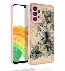 Galaxy A53 5G Case Patterned Camera Protected Glossy Zore Nora Cover NO4
