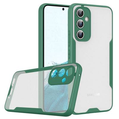 Galaxy A54 Case Zore Parfe Cover Dark Green