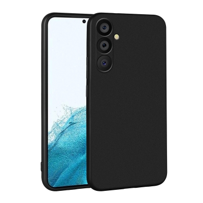 Galaxy A54 Case Zore Premier Silicone Cover Black