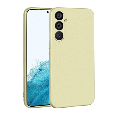 Galaxy A54 Case Zore Premier Silicone Cover Gold