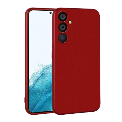 Galaxy A54 Case Zore Premier Silicone Cover Red