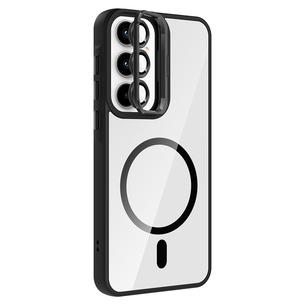 Galaxy A55 Case Stand Camera Lens Gift M-Safe Charging Feature Zore Etro Cover - 14
