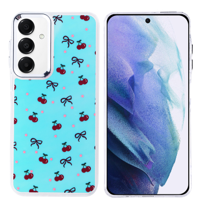 Galaxy A55 Kılıf Airbag Tasarımlı Zore Hadra Kapak Kiraz