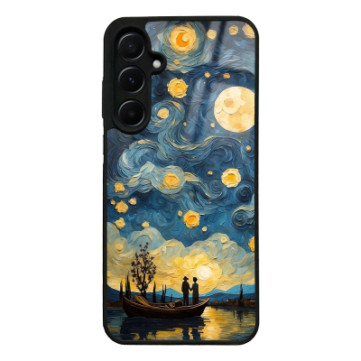 Galaxy A55 Kılıf Kamera Korumalı Desenli Zore Lusi Kapak Kayık