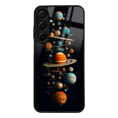 Galaxy A55 Kılıf Kamera Korumalı Desenli Zore Lusi Kapak Gezegen