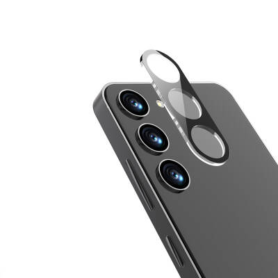 Galaxy A55 Zore 3D Kamera Camı Siyah