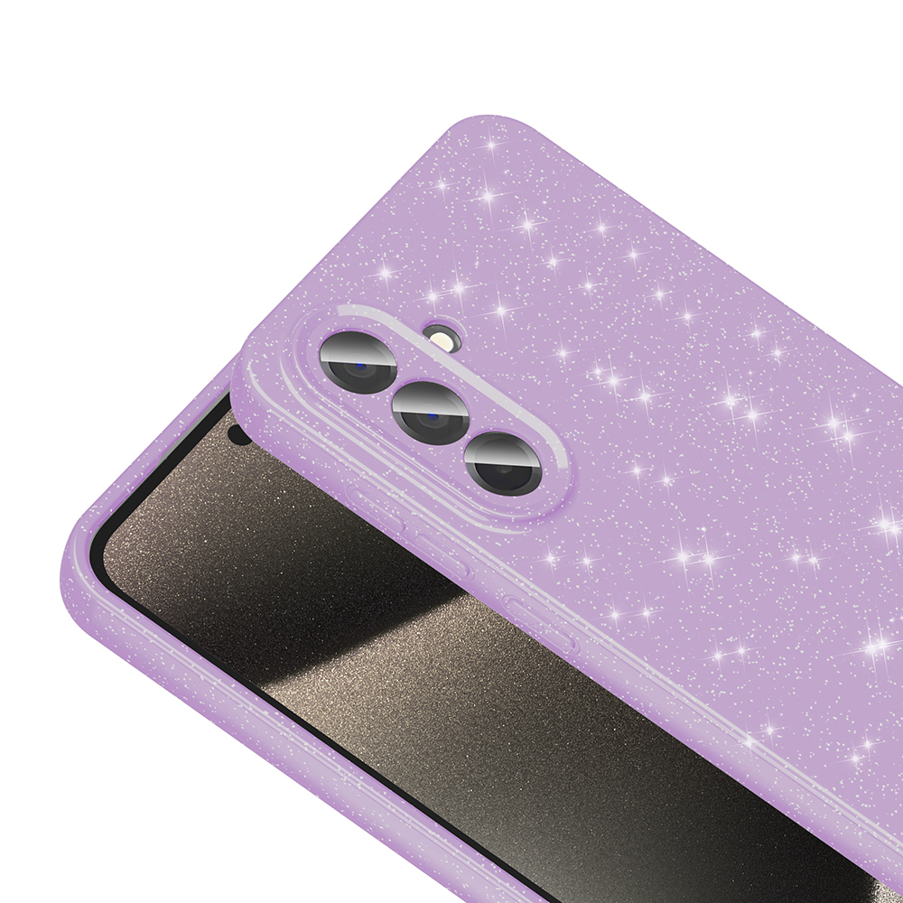 Galaxy A56 Case Camera Protection Glitter Luxury Zore Cotton Cover - 9