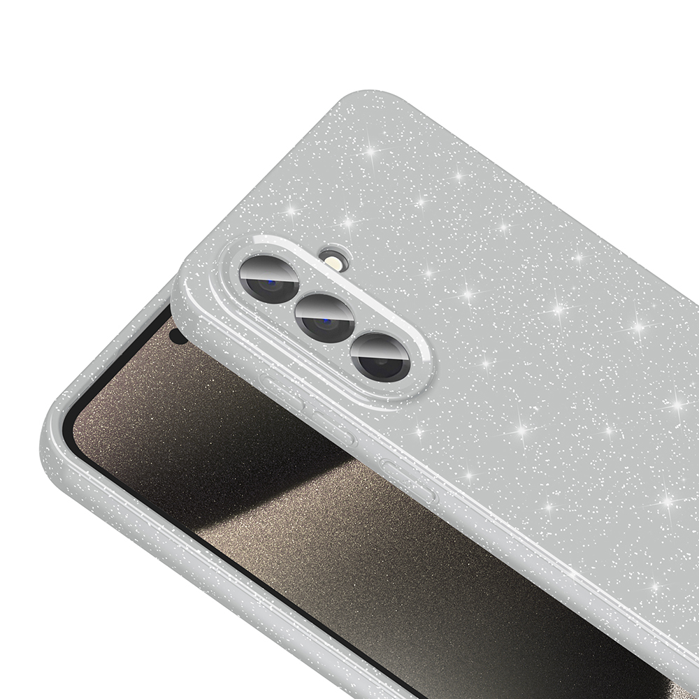Galaxy A56 Case Camera Protection Glitter Luxury Zore Cotton Cover - 11