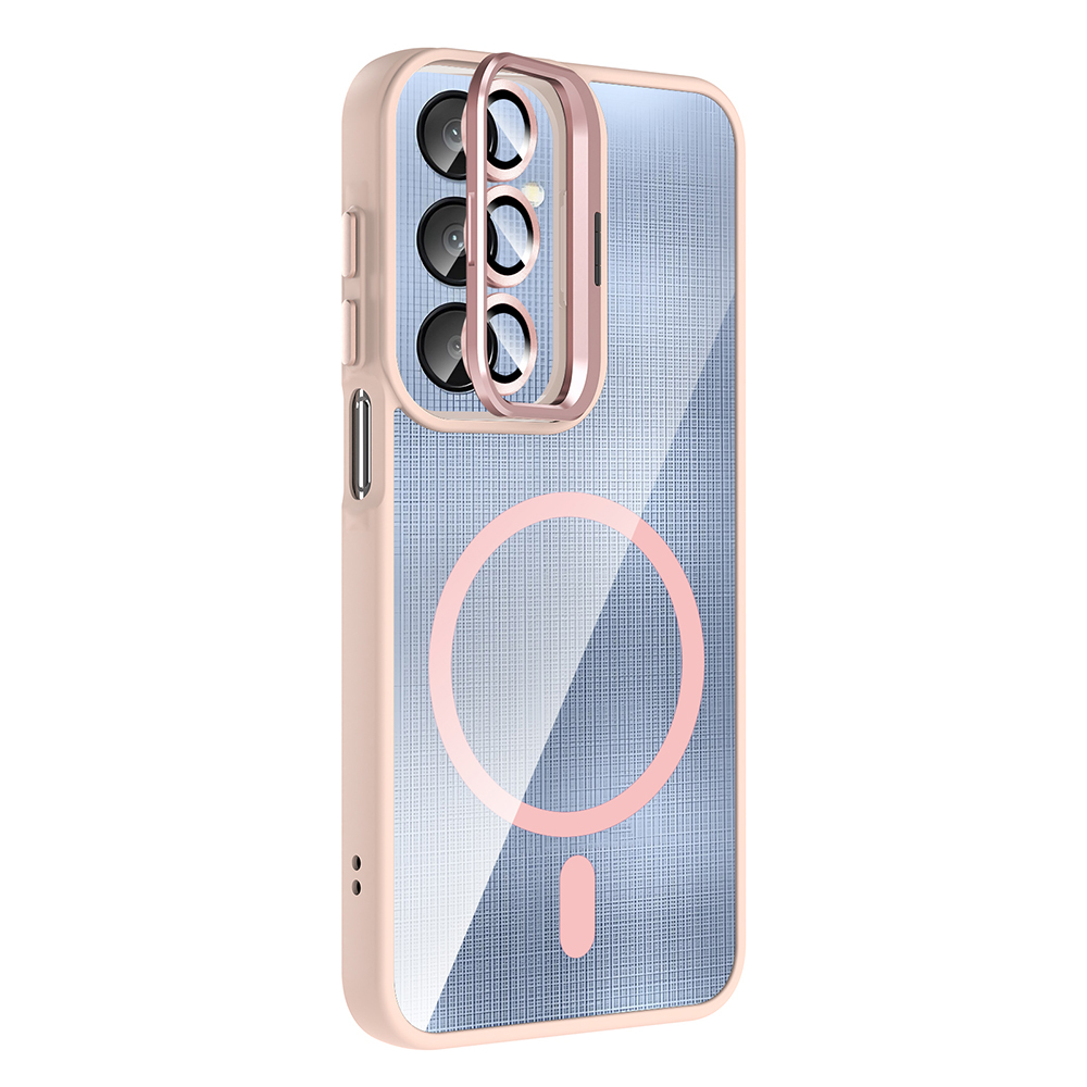 Galaxy A56 Case Stand and Camera Lens Gift Zore Etro Cover - 8