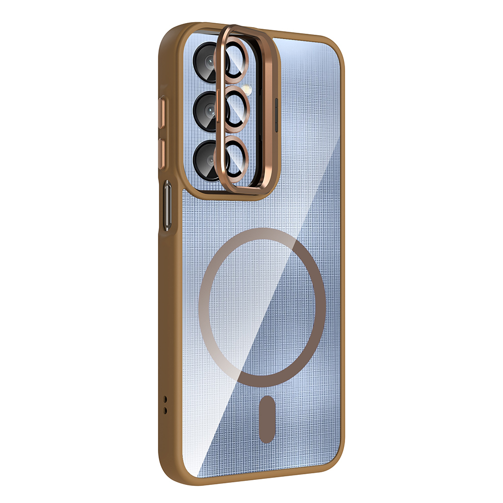 Galaxy A56 Case Stand and Camera Lens Gift Zore Etro Cover - 10