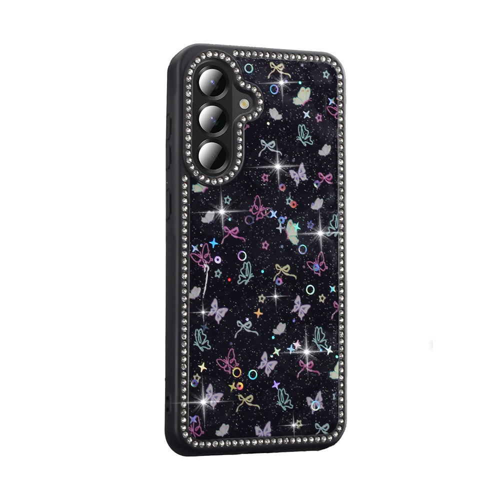 Galaxy A56 Case Stone and Glitter Design Zore Azra Cover - 7