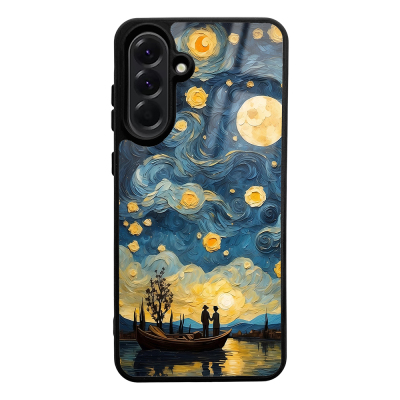 Galaxy A56 Case with Camera Protection, Patterned Zore Lusi Cover Kayık