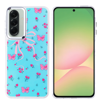 Galaxy A56 Kılıf Airbag Tasarımlı Zore Hadra Kapak Kelebek