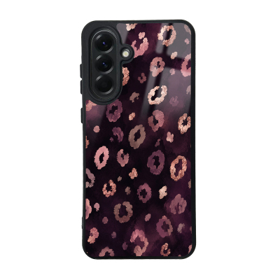 Galaxy A56 Kılıf Kamera Korumalı Desenli Zore Lusi Kapak Pembe Leopar